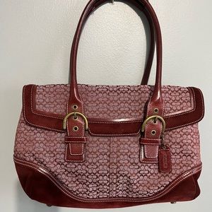 Coach Handbag, Bill and checkbook holder, coin purse FOB